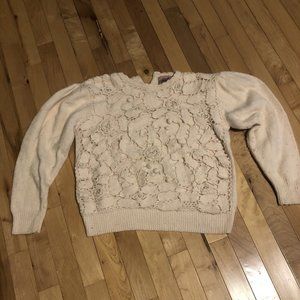 vintage jaclyn smith sweater silk angora lamb wool Large